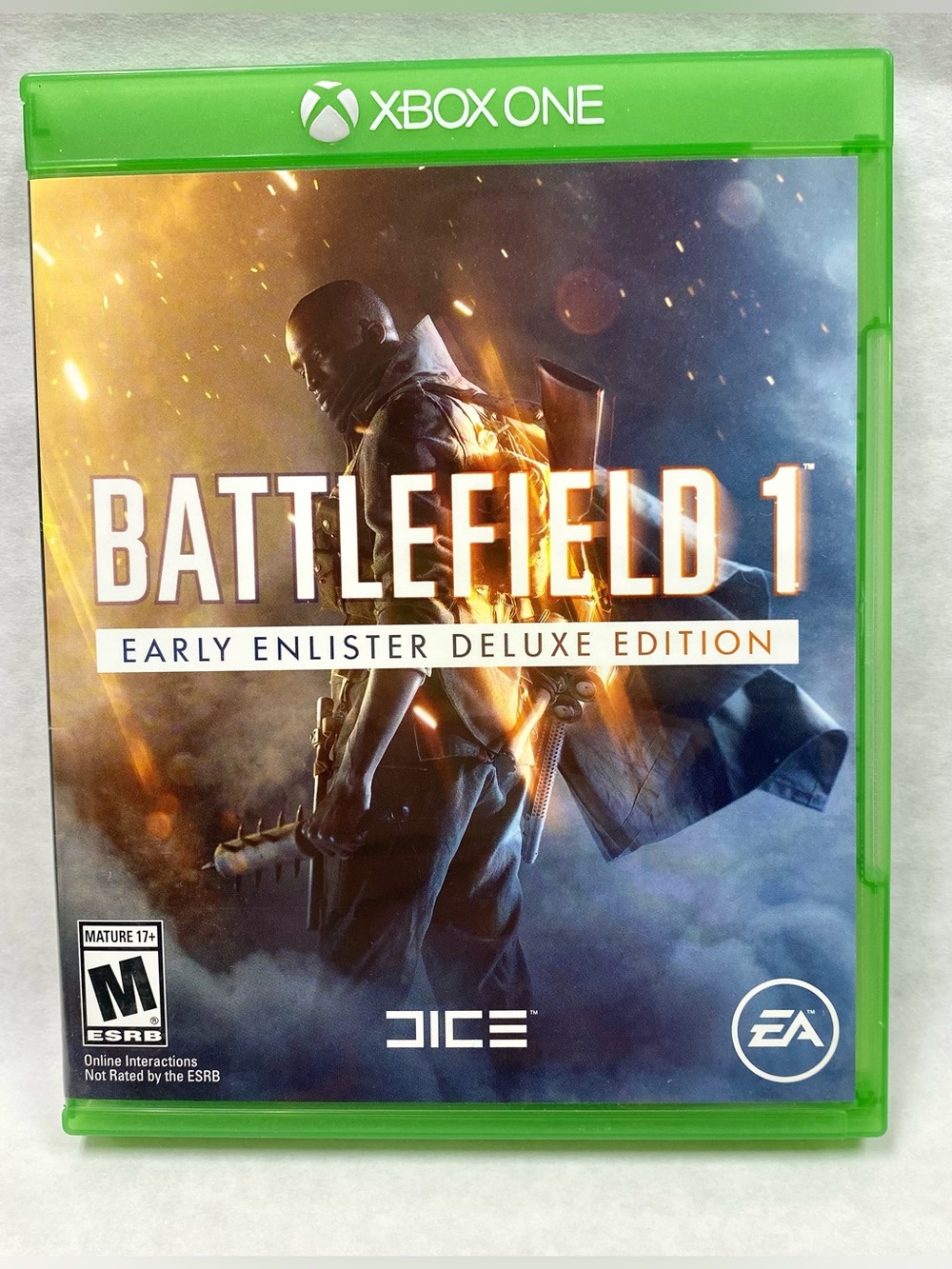 Microsoft Xbox One Battlefield 1 Early Enlister Deluxe Edition - Green Case